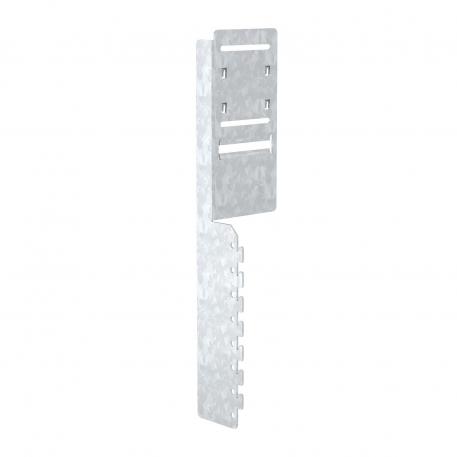 Mounting and connection profile for convection grids, trunking height 70 mm 70x210