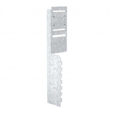 Mounting and connection profile for convection grids, trunking height 90 mm 90x210