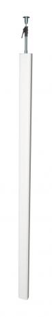 Service pole, type ISSDM45  3000 | Tension | Aluminium | Pure white; RAL 9010 | 
