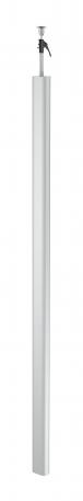 Service pole, type ISSDM45  3000 | Tension | Aluminium |  | Anodised