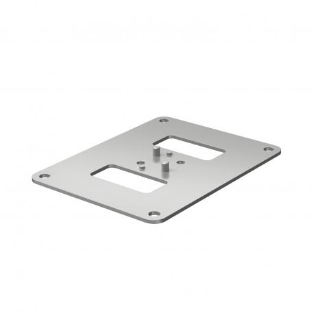 Placa base para ISS70110 170 | 130 | 3 | aluminio blanco; RAL 9006