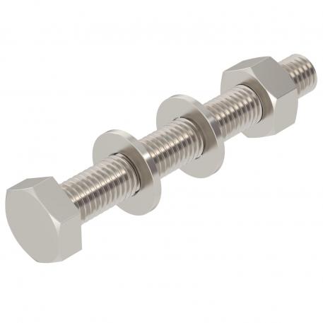 Hexagonal bolt M10 A5 10 | 90 | 17 | 10 | Stainless steel