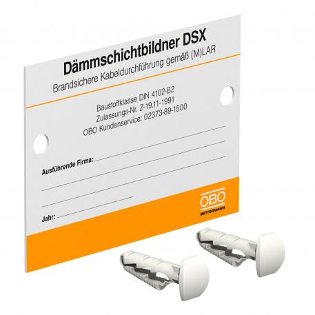 Placa de identificación para cable individual Alemán