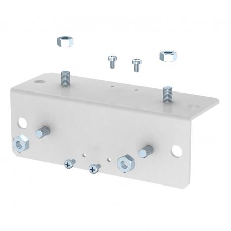 Lock plate for external corner Pure white; RAL 9010