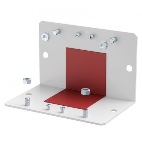 Lock plate for internal corner Pure white; RAL 9010