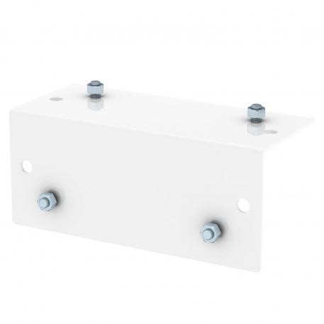 Lock plate for external corner Pure white; RAL 9010
