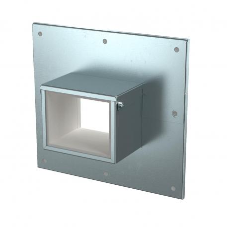 Wall connection collar, 3- and 4-sided, duct height 80 mm, FS