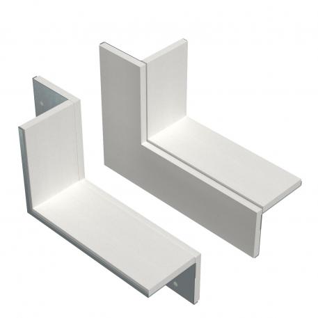 Wall connection set, double-sided, for corner mounting, duct height 120 mm, FS