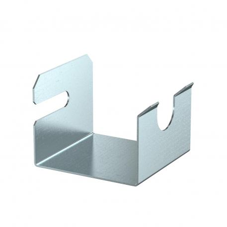 Pressure clip for wall mounting, duct height 80 mm