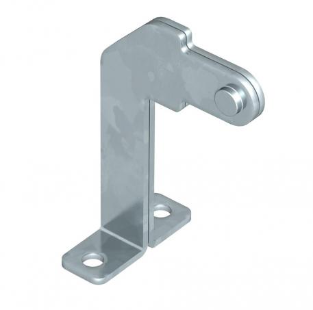 Fastening bracket for Flexkanal in GES service outlets with 10 mm floor covering recess