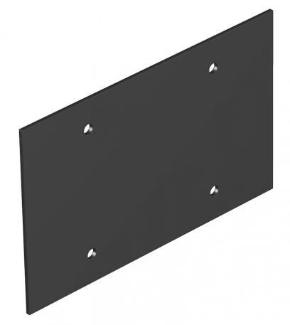 Tapa Telitank T12L, ciega, para lado longitudinal negro grafito; RAL 9011