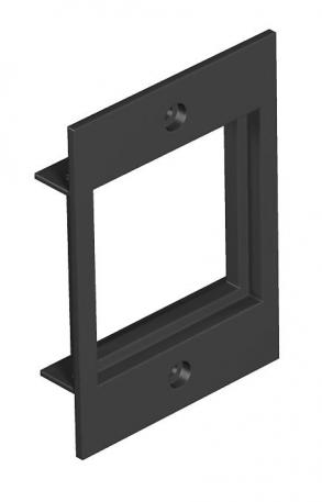 Cover plate, Telitank T4B, Modul 45® installation opening Graphite black; RAL 9011