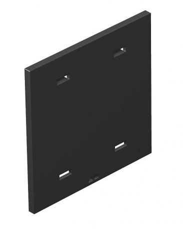 Cover plate, Telitank T4L/T8NL, blank Graphite black; RAL 9011