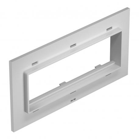 Cover plate, Telitank T4L/T8NL, Modul 45® installation opening Light grey; RAL 7035
