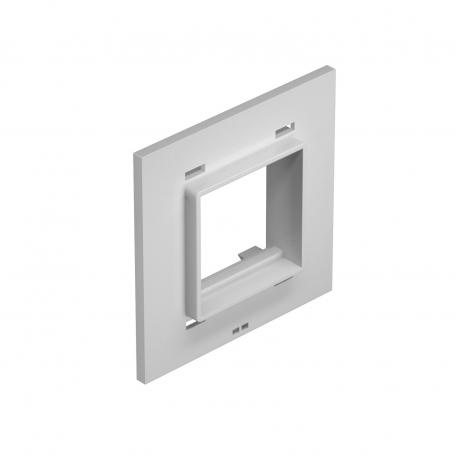 Cover plate, Telitank T4L/T8NL, Modul 45® installation opening Light grey; RAL 7035