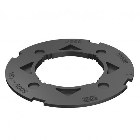 Device cover plate for accessory with EKR support ring