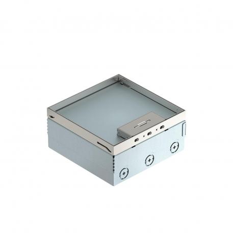 UDHOME4 floor box, freely equippable, stainless steel 15
