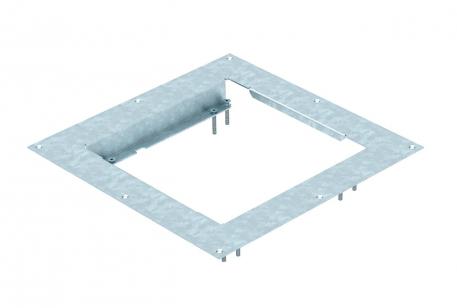 Tapa de montaje para conjunto de tapa y marco con altura regulable de tamaño nominal 9 en suelos modulares